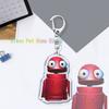 Funny Horrible Game R.E.P.O Keyrings for Accessories Bag Key Chain Ring Jewelry Fans Gifts Horror Keychain Llaveros