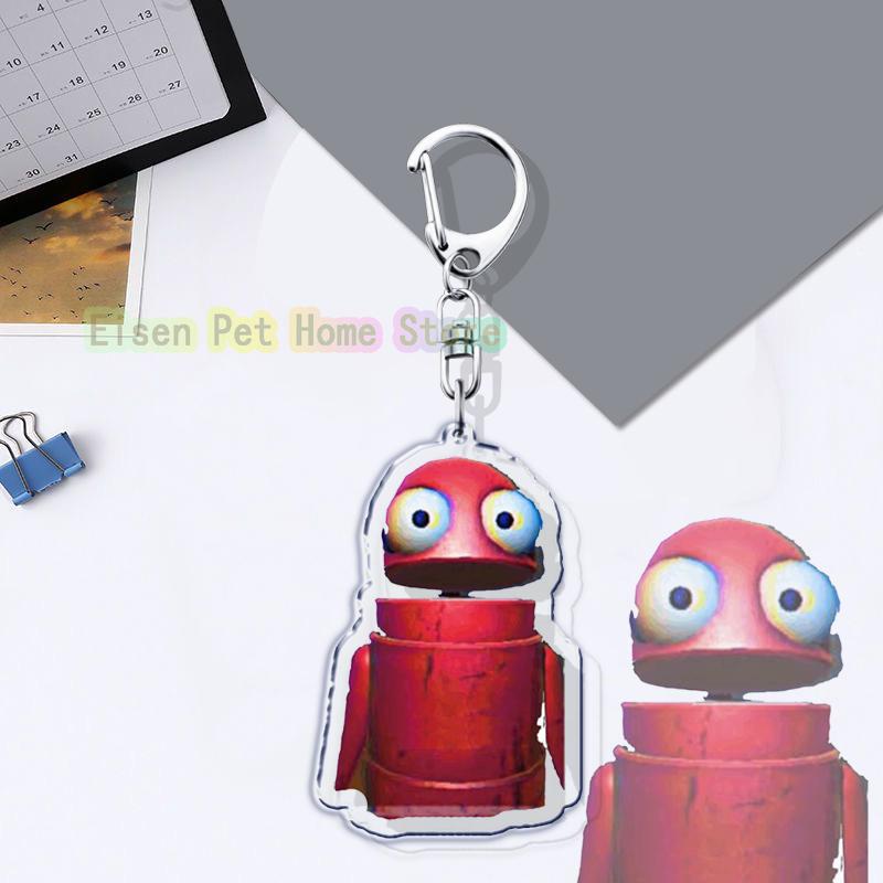 

Funny Horrible Game R.E.P.O Keyrings for Accessories Bag Key Chain Ring Jewelry Fans Gifts Horror Keychain Llaveros