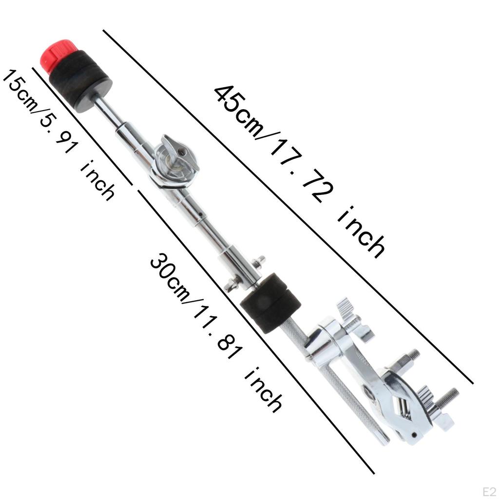 Cymbal Arm Clamp Drum Holder Expansion Rack Removable Adjustable Metal Ratchet