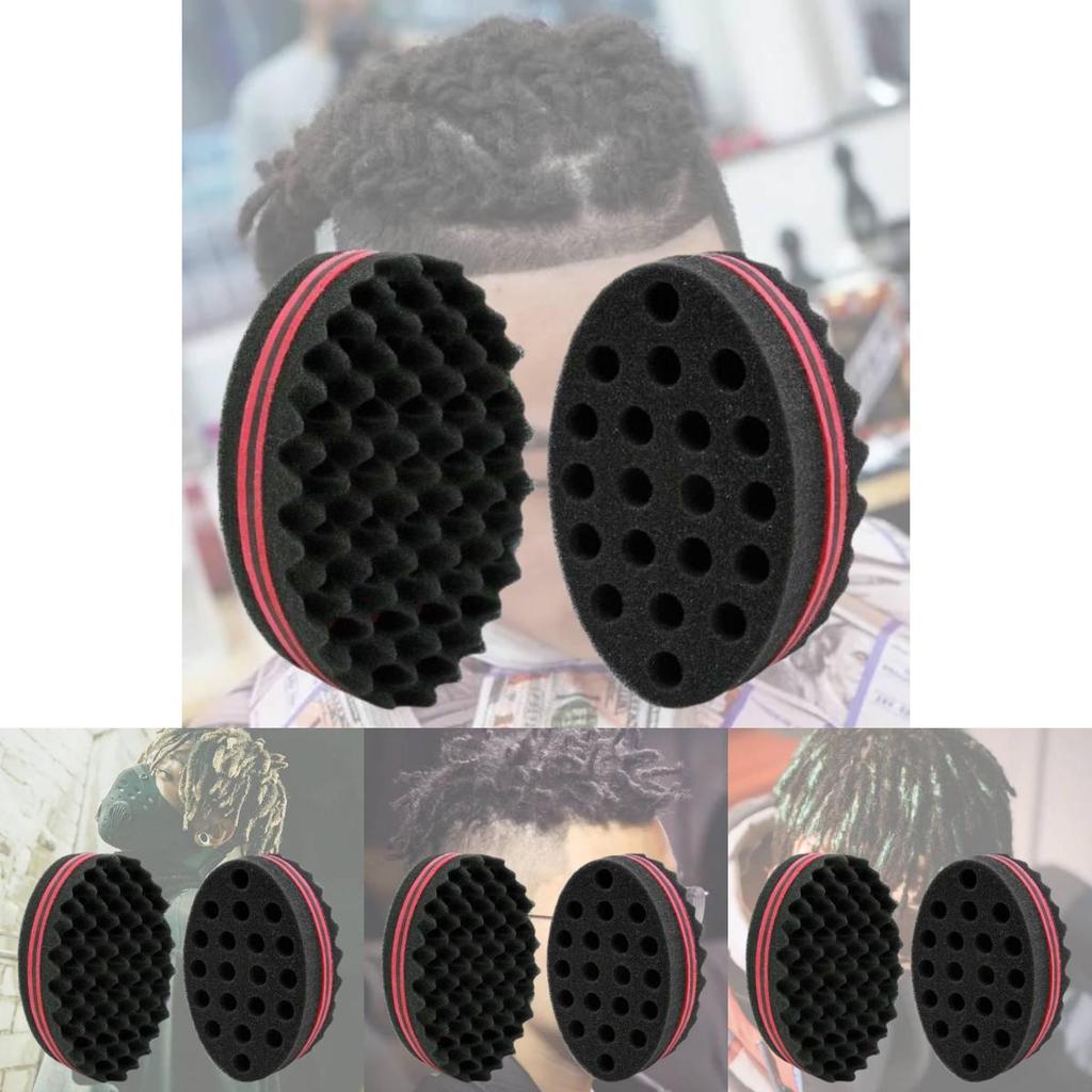 Premium Oval Curling Sponge For Afro Curls Versatile Styling Tool 145x95x55mm