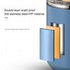Insulated Bottle Practical Easy to Clean Multicolor Bottom Non-slip Thermal Cup Office Accessories