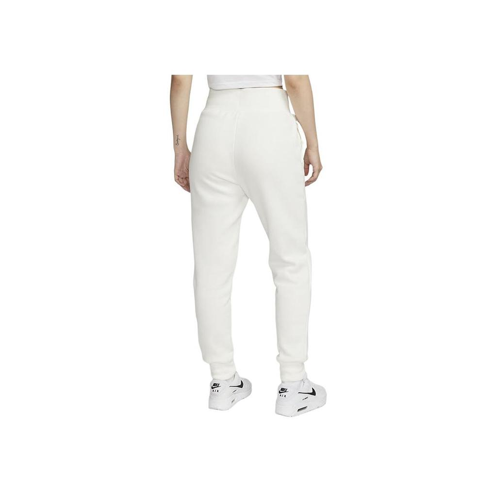 Nike Logo High-Waisted Slim Fit Joggers Women bottoms White DQ5689-133