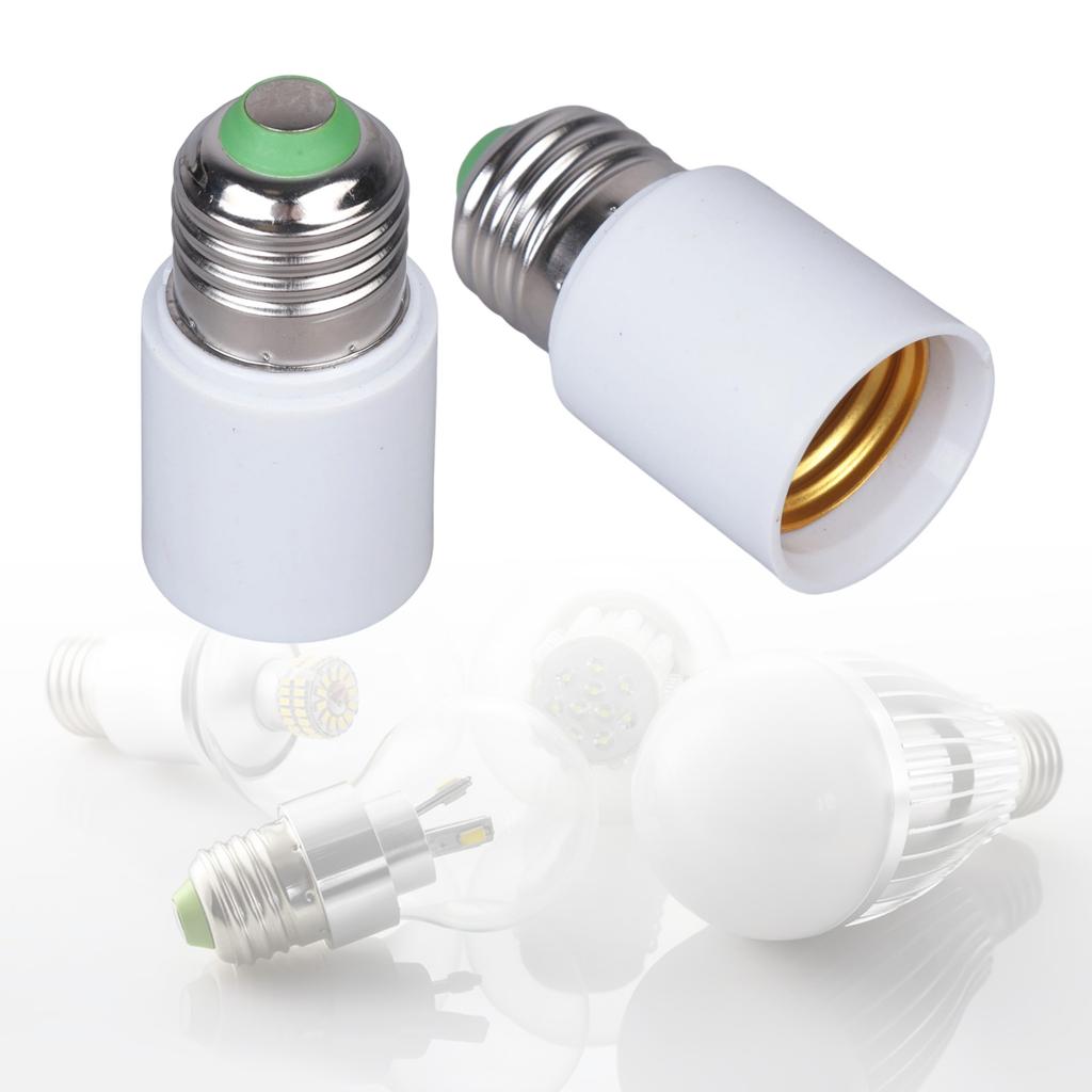 2PCS E27 Light Socket Extenders 65Mm Length Adapter Light Port Elongator Perfect for LED Bulbs and Household Lamp