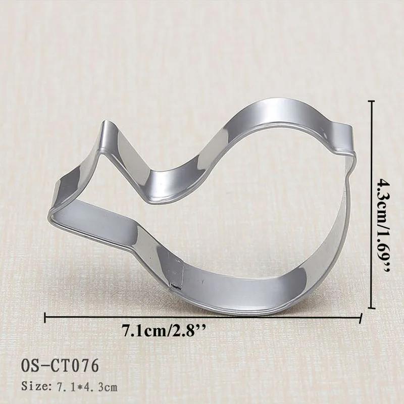 

1 шт. Форма для печенья в виде птицы из нержавеющей стали, инструменты для украшения торта из помадки, кондитерские изделия, украшения для кексов, шоколадная форма