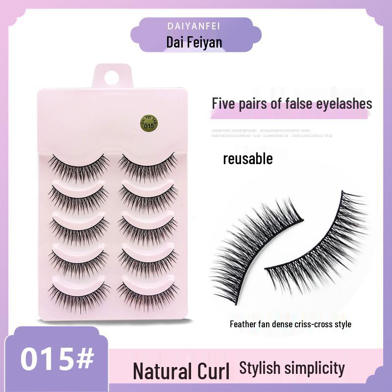 

Natural Dense Manga Barbie Girl False Eyelashes - Style 015# for Beginners