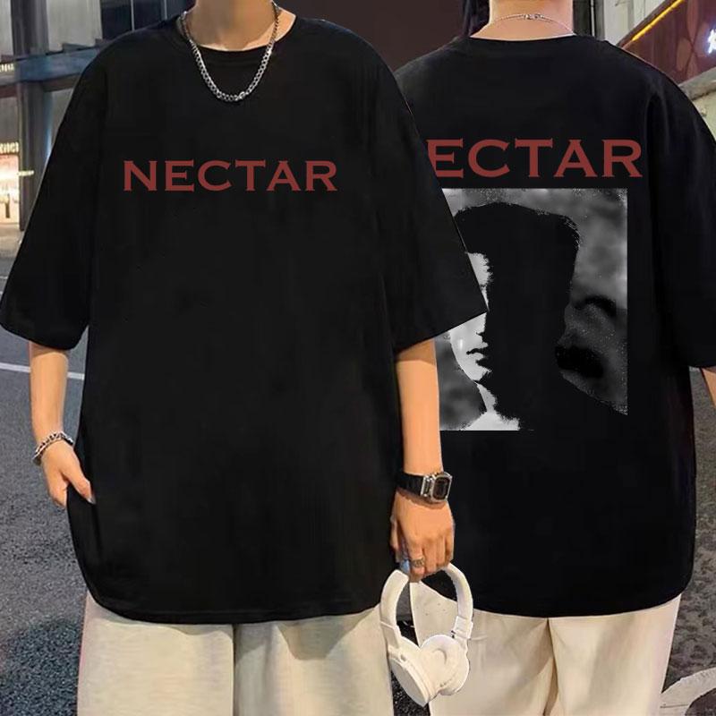 Zpěvák Joji Nectar Pánské tričko s oboustranným potiskem Pánské vintage módní tričko Unisex bavlněné tričko Pánské gotické tričko s krátkým rukávem