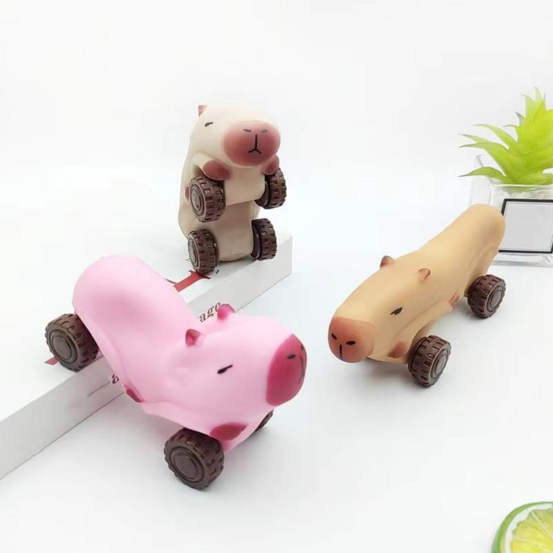 Decompression Carpibalala Car Cute Car Sand Dolphin Lala Le Decompression Stretching Car Decompression Children Adult Toy