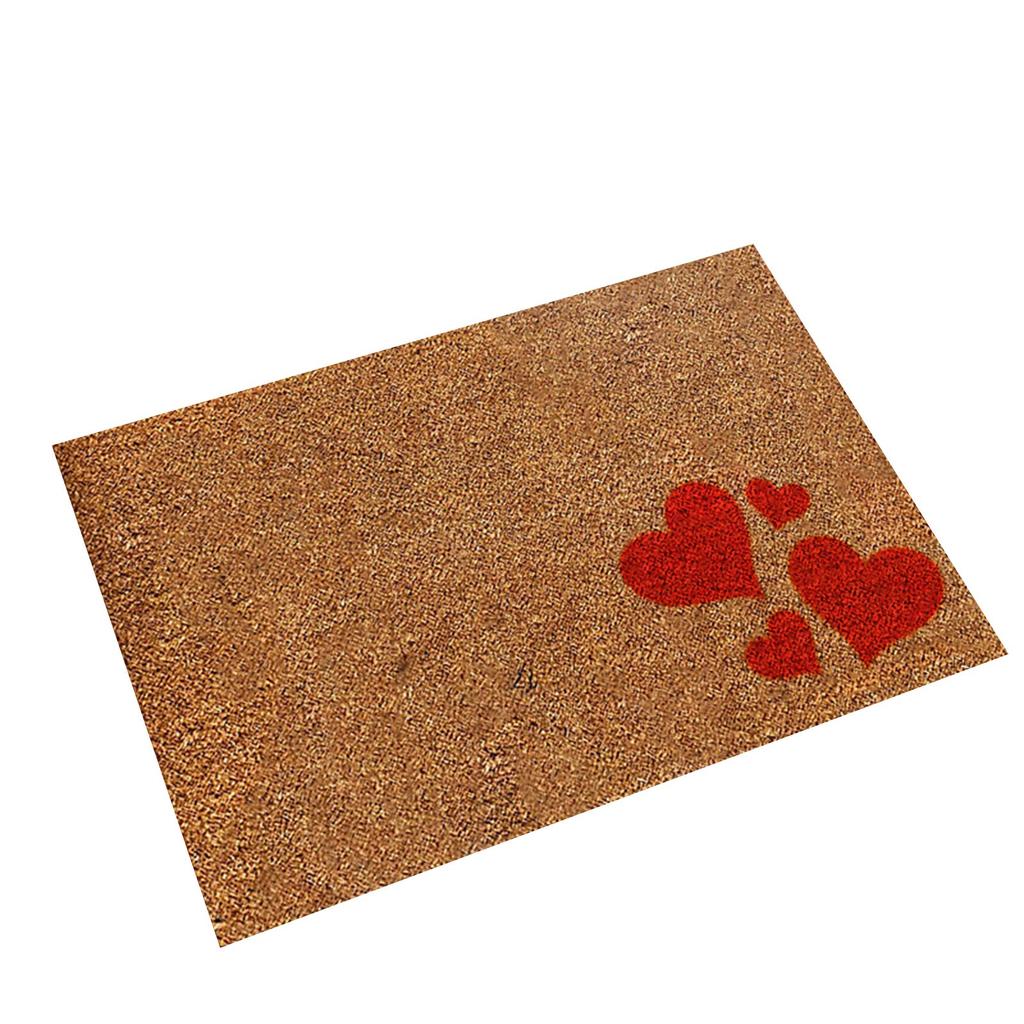 Valentines Day Doormat Non-slip Gnome Holding Faceless Doll Entrance Mat Perfect Holiday Decoration Adding Festive Atmosphere