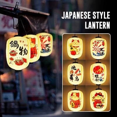 Japon Suşi Fener Restoran Reklam Tabelası Izakaya Yakitori Ramen Fenerler Festivali Açık Hava Su Geçirmez Asılı Dekor