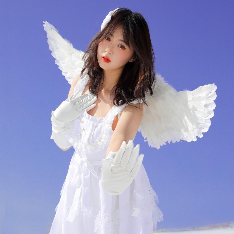 Angel Feather Wings Cosplay Props for Children & Adults - Ideal for Halloween & Parties