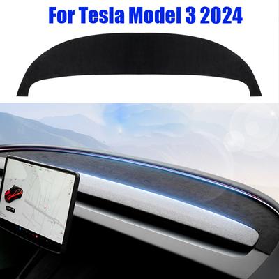 Lichtundurchlässige Matte für Tesla Model 3+ Armaturenbrettmatte Abdeckung Wärmeisolierung Schutzmatte Sonnenschutzmatten Neues Modell 3 Highland 2024