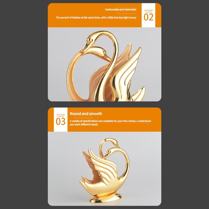 Rustproof Golden Animal Napkin Holder Elegant Home Decoration Tissue Rack Zincs Alloys Tissue Dispenser Space Saving