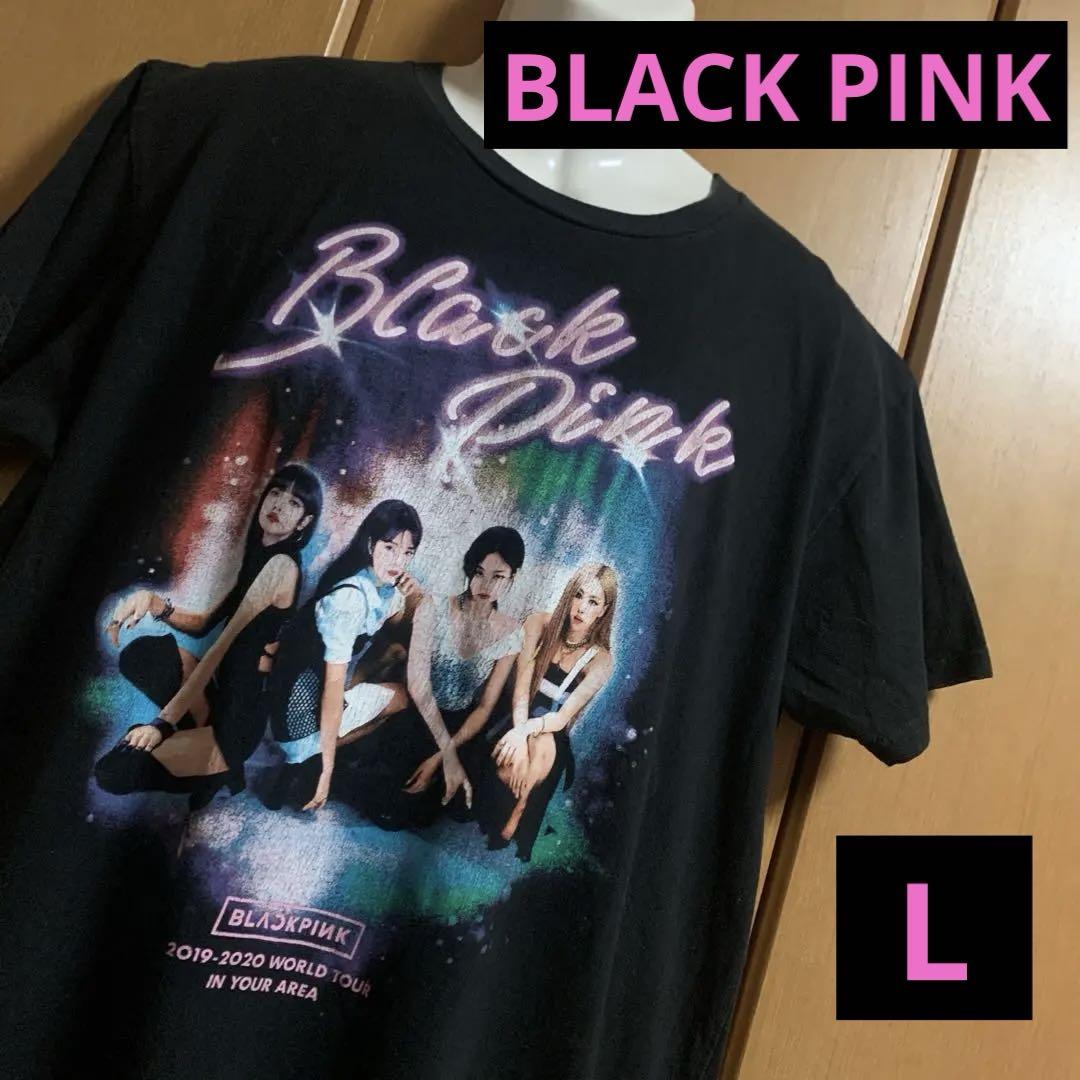 

[USED] BLACK PINK 2019 2020 WORLD TOUR T-shirt L