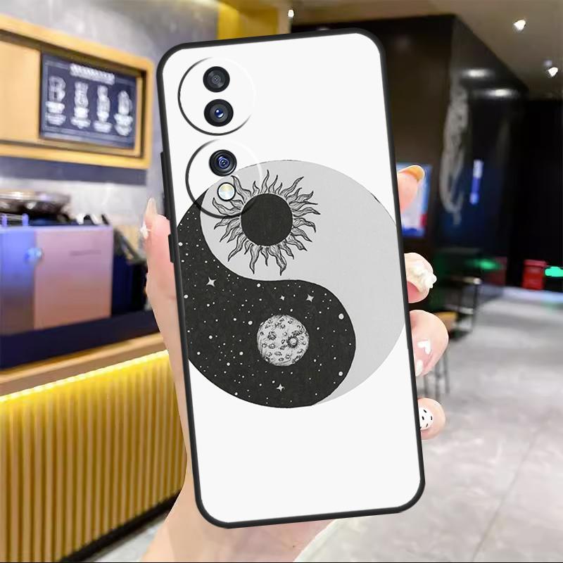 Sun Moon Aesthetic For Honor Magic 6 7 8 Pro Case For Honor 90 70 50 Lite 400 200 X8c X8b X9a X9b X9c X9d Win RT