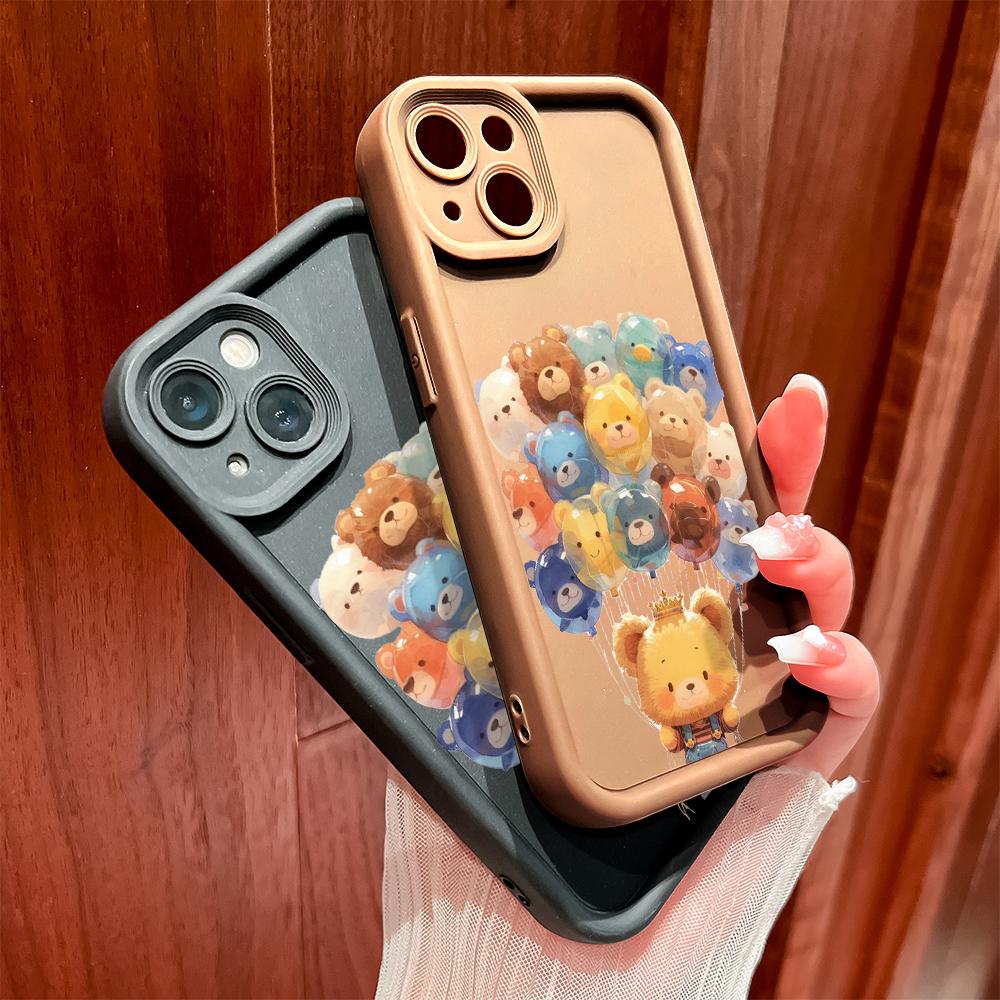 Soft Silicone Square Ladders Cartoon Pattern Full Cover Camera Protection Shockproof Case for OPPO Reno Realme OnePlus