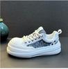 Hochwertige weiße Board-Schuhe Sommer atmungsaktive Freizeitschuhe Väter-Schuhe neue Sportschuhe
