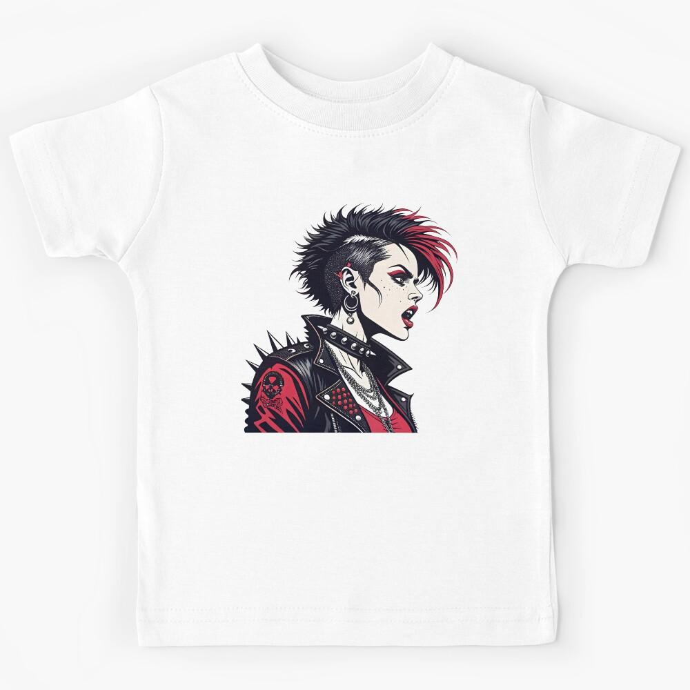 Rebel with Spikes Kids T-Shirt 150