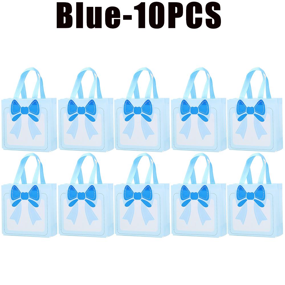 1-30PCS Cartoon Bow Portable Gift Bag Bow Snack Packaging Bag Portable Design Cosmetics Candy Small Items Storage Self Seals