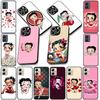 Soft Phone Cover for Apple iPhone 17 16 14 15 Pro Max Plus 15+ 16E XR ProMax Air Case B-Bettys Cartoon B-Boops Anime Casing