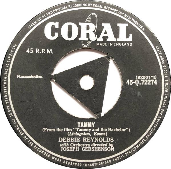 

7-дюймовая пластинка ДЕББИ РЕЙНОЛЬДС - Тэмми / Французские каблуки 45Q72274 Coral UK Поп Б/У