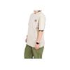 Vans SS25 Cartoon Cat Comfortable Pure Cotton Short Sleeve T-Shirt Unisex Tops Oatmeal VN000NJG2N1