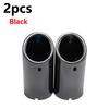 70mm Stainless Steel Car Exhaust Muffler For VW Tiguan MK2 Golf 6 7 Mk7 Jetta Mk6 1.4T 1.6L Exhaust Tip Pipe