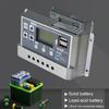 12V/24V 10A/20A/30A/40A/50A High Definition LCD Digital Display Bluetooth Solar Charge Controller  Repair PWM Solar Controller