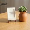 DIY Craft Display Case Mini Desktop Stand with Photo Frame for Pixel Art And Decorative Pindou Crafts, Lightweight Table Stand, Stable Easel