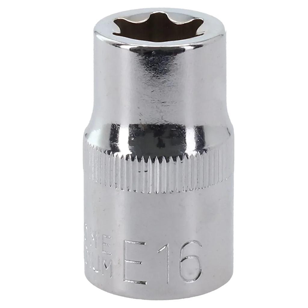 Hand Tool E Type Sockets 1/2 Square Tool Female Torx Socket For Ratchet End Wrench Head E10/E12/E14/E16/E18/E20/E22/E24