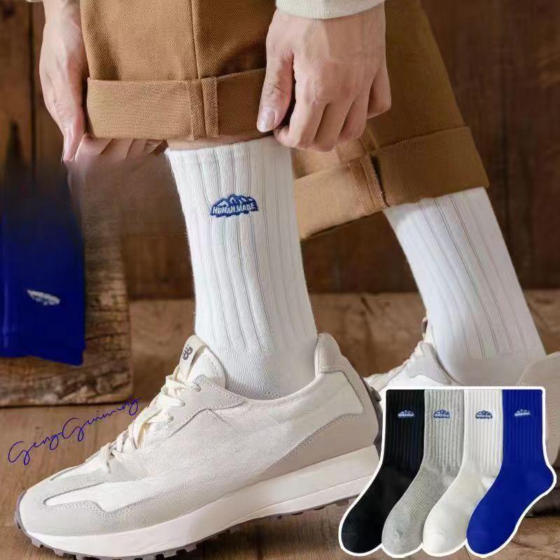 Spring and Summer Trendy Socks, Breathable and Sweat-absorbing Sports Socks Couple Socks, Men's and Women's Mid-calf Socks