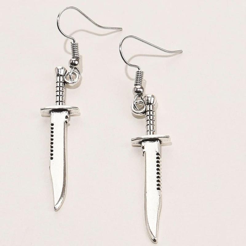 Trendy Geometric Sword-shaped Earrings For Women Alloy Fashion Jewelry 2021