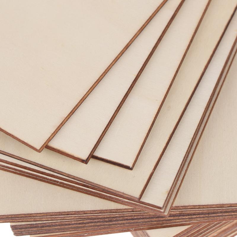 24Pcs Boxwood Sheets Basswood For Laser Cutting And Engraving,For Crafts, Diy Ornaments Model, Wood Burning
