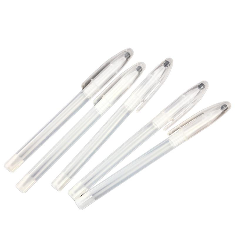 Cheap 10pcs/lot Clear Gel Pen Shell Ballpoint Pen Shell Transparent Pen