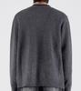 Button Seoul Wool Blend Point Line Knit Cardigan (Gray)