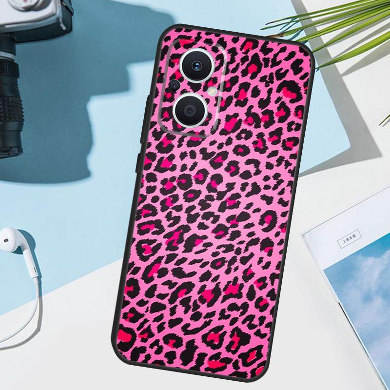 Leopard Print Phone Case For OPPO Find X6 X3 Pro X2 Neo X5 Lite Reno 7 3 2Z 4Z 5Z 8T 4 5 6 8 Lite Cover