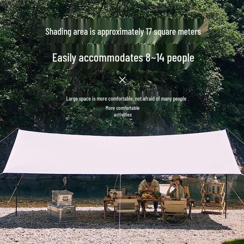 Jun Kaiwei Outdoor Camping Tarp with Black Coating