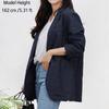 Jacket for Women Linen Blazer Jacket Casual Date Look Korea Fashion