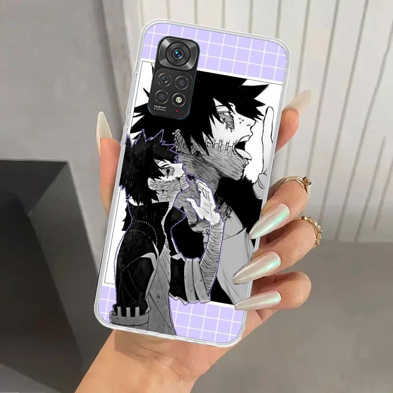 My Hero MHA Dabi Bnha Phone Case for Xiaomi Redmi Note 15 14 14S 13 12S 12 Pro 11S 11 Plus 11T 11E 10S Soft Funda Print Shell Re