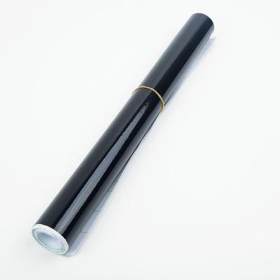 Pellicola per auto in vinile nero lucido, adesivo per decalcomania, decorazione interna, pellicola per vernice per auto