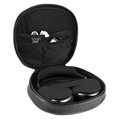 Geekria Case, Headphone Case, Compatible Bag, Travel Case for Apple AirPods Max with Storage Pouch (Black)