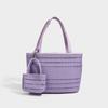 Hollow shoulder bag women's versatile beach vacation armpit bag solid color woven bag