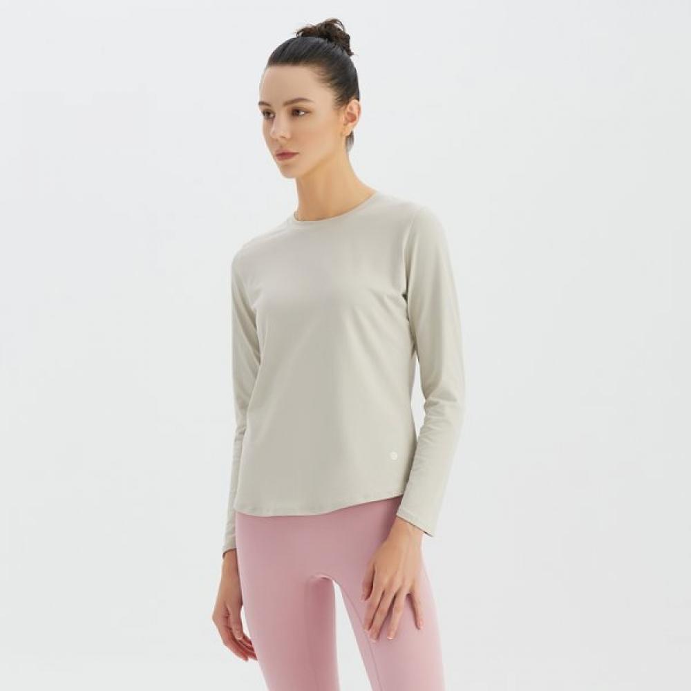 Huit Round Line Long Sleeve Tee Htwtl3k03t