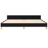 Vidaxl Bed Frame Without Mattress, Black, 200X200 Cm, Upholstered