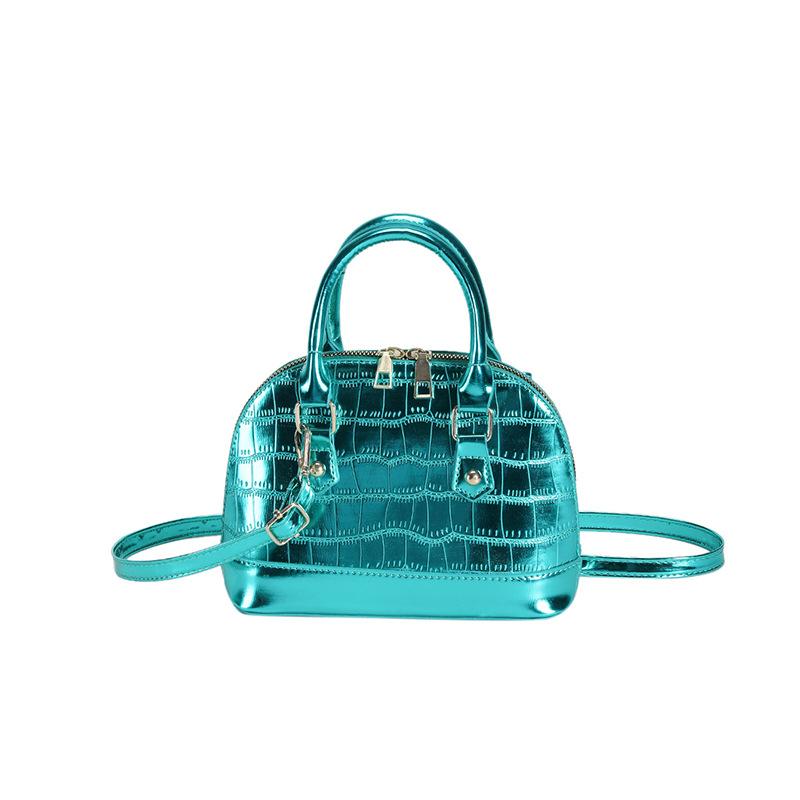Women'S Bags Fashion Shell Handbag Textured Pu Shoulder Bag Niche Versatile Messenger Bag