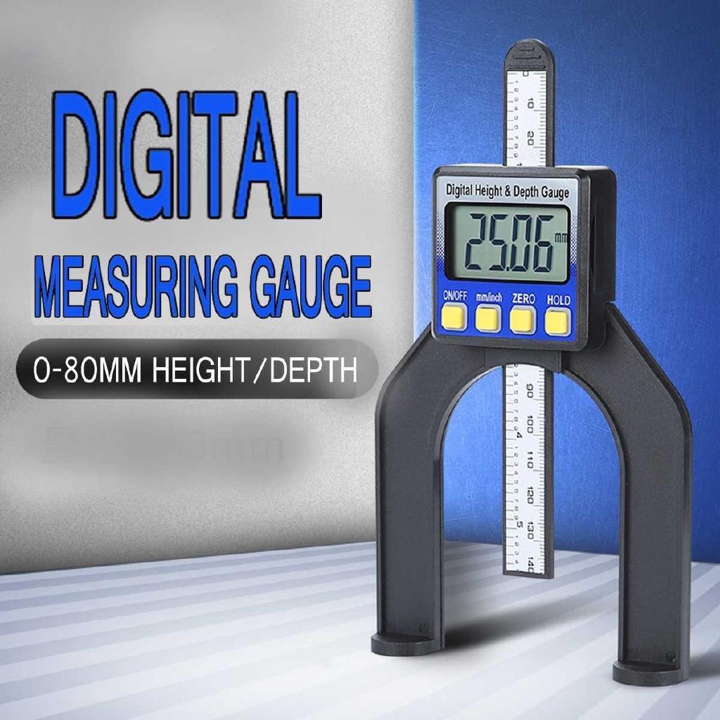 

Цифровой измеритель высоты и глубины, штангенциркуль, линейка, метрическая измерительная деревообрабатывающая машина, настольная пила, инструмент, глубинометр