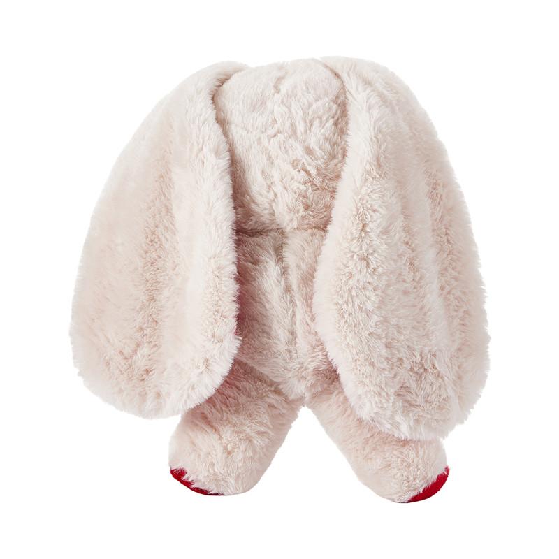 29cm Cartoon Animal Shape Plush Toy Stuffed Heart Long Eared Rabbit Bunny Doll Throw Pillow Stuffed Plush Rabbit Toys For Girls