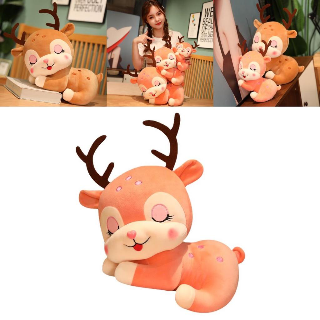 Dreamy Deer Plush Toy Soft And Cuddly Stuffed Animal Crystal Ultra Soft Perfect Gift For Young Adults