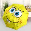1pc Happy SpongeBob SquarePants Design Durable Cartoon Folding Umbrella, Portable Compact Umbrella for Men and Women P058