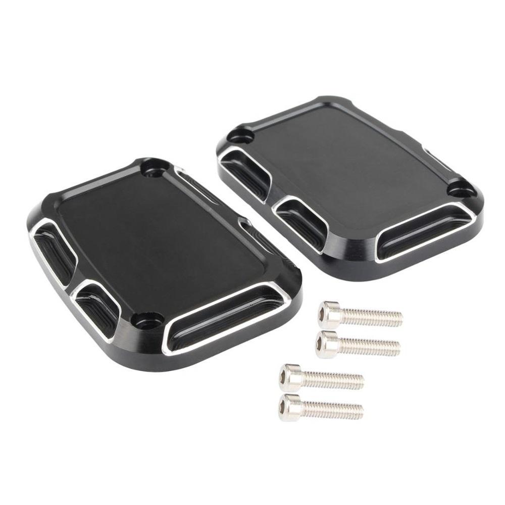 Motorcycle Brake Clutch Reservoir Master Cylinder Cover Cap Fluid Pump Cap Lid For Harley Touring Electra Street Glide Road King