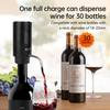 AIKARO - Electric Wine Aerator Pourer Rechargeable Automatic Electronic Decanter with Base